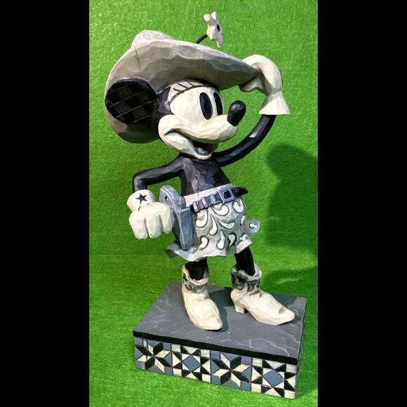 Jim Shore & DISNEY ~ Cutest Cowgirl On The Range  6" Retro Minnie Mouse Figurine - Picture 1 of 9